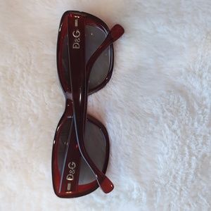 D&G red sunglasses